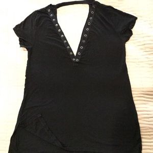 American Eagle Soft & Sexy Tee Double V Snap  XS